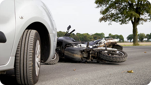 Motor Cycle and Vehicle Accident